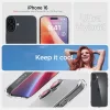 Spigen Ultra Hybrid tok Apple iPhone 16 készülékhez – Átlátszó/matt