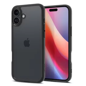  Spigen Ultra Hybrid tok Apple iPhone 16 készülékhez – Matt fekete