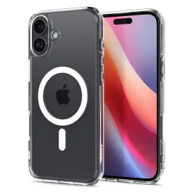   Spigen Ultra Hybrid Mag MagSafe tok Apple iPhone 16 készülékhez – Fehér