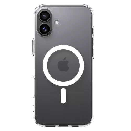 Spigen Ultra Hybrid Mag MagSafe tok Apple iPhone 16 készülékhez – Fehér