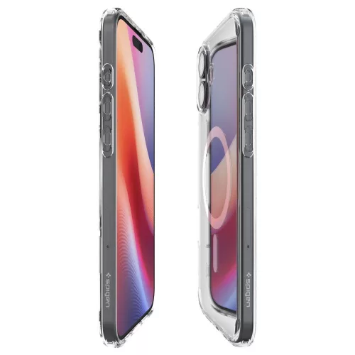 Spigen Ultra Hybrid Mag MagSafe tok Apple iPhone 16 készülékhez – Fehér