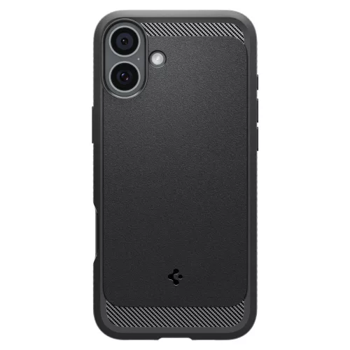 Spigen Rugged Armor Mag MagSafe tok Apple iPhone 16 készülékhez – Matt fekete