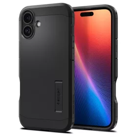   Spigen Tough Armor Mag MagSafe tok Apple iPhone 16 készülékhez – Fekete