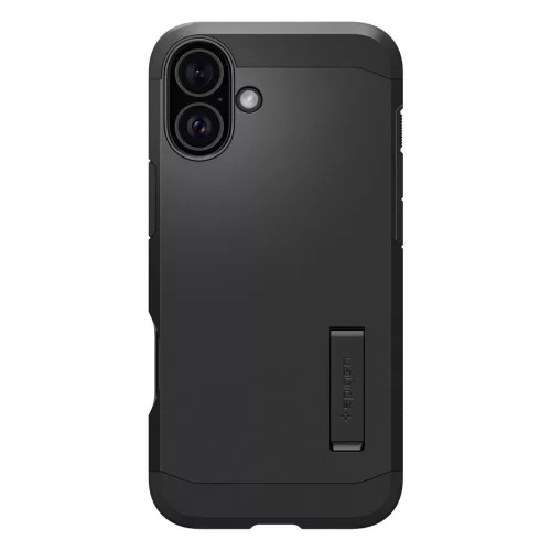 Spigen Tough Armor Mag MagSafe tok Apple iPhone 16 készülékhez – Fekete