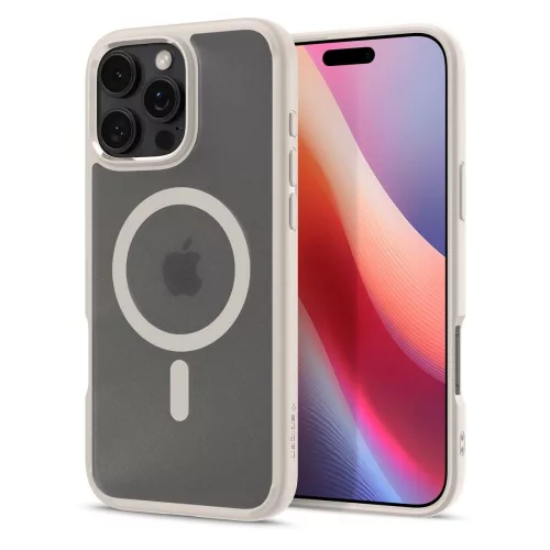Spigen Ultra Hybrid Mag MagSafe tok Apple iPhone 16 Pro Max készülékhez – Titán/áttetsző