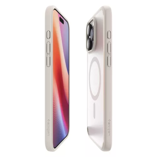 Spigen Ultra Hybrid Mag MagSafe tok Apple iPhone 16 Pro Max készülékhez – Titán/áttetsző