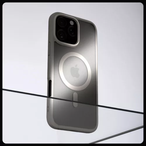Spigen Ultra Hybrid Mag MagSafe tok Apple iPhone 16 Pro Max készülékhez – Titán/áttetsző