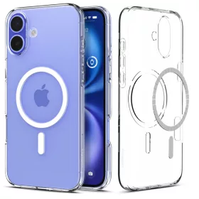   Spigen Liquid Crystal Mag MagSafe tok Apple iPhone 16 készülékhez – Átlátszó