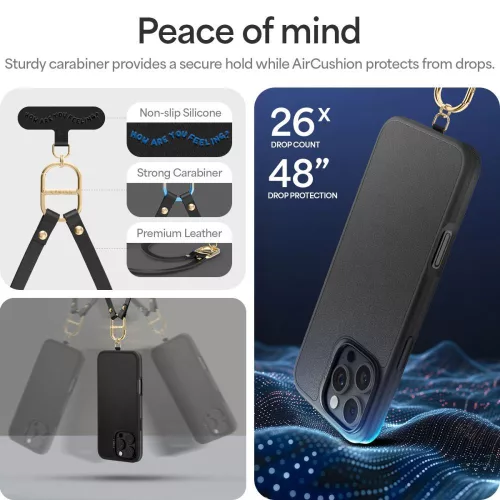 Spigen Cyrill Kajuk MagSafe tok Apple iPhone 16 Pro Max készülékhez – Fekete