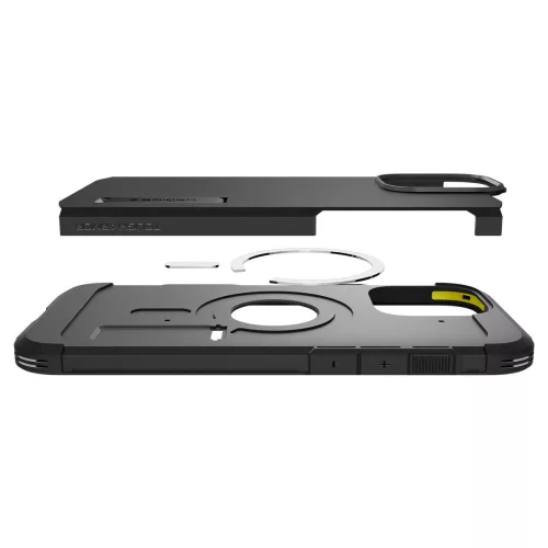 Spigen Tough Armor 'T' Mag MagSafe tok Apple iPhone 16 Pro Max készülékhez – Fekete