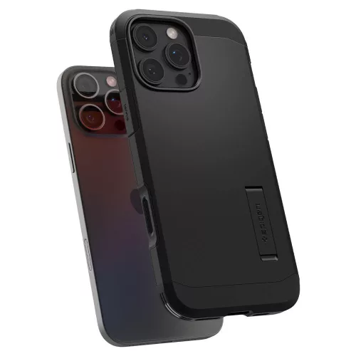 Spigen Tough Armor 'T' Mag MagSafe tok Apple iPhone 16 Pro Max készülékhez – Fekete