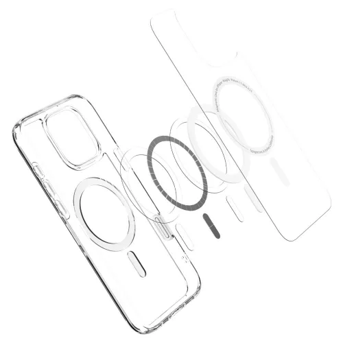 Spigen Ultra Hybrid 'T' Mag MagSafe tok Apple iPhone 16 Pro Max készülékhez – Fehér