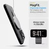 Spigen Ultra Hybrid 'T' Mag MagSafe tok Apple iPhone 16 Pro Max készülékhez – Matt fekete/átlátszó
