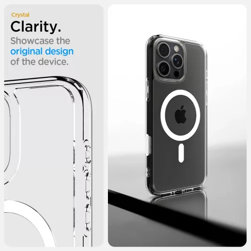 Spigen Ultra Hybrid 'T' Mag MagSafe tok Apple iPhone 16 Pro készülékhez – Fehér