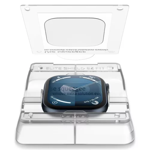 Spigen Elite Shield EZ Fit Apple Watch 10/11 (46 mm) kijelzővédő fólia - 2db