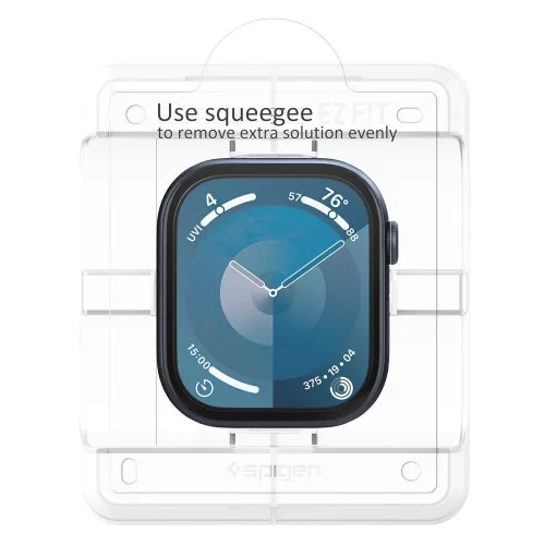 Spigen Elite Shield EZ Fit Apple Watch 10/11 (46 mm) kijelzővédő fólia - 2db