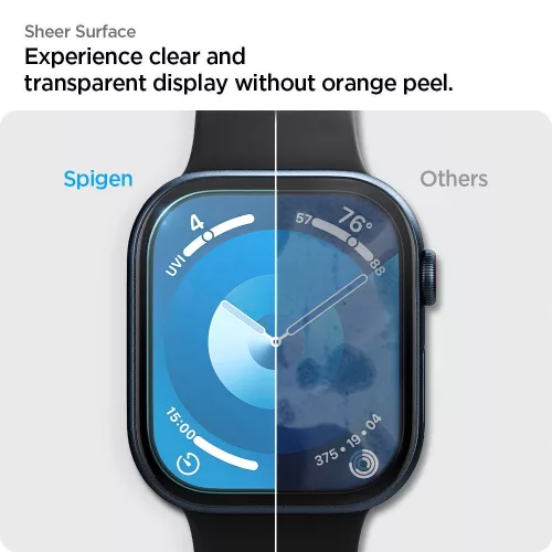 Spigen Elite Shield EZ Fit Apple Watch 10/11 (42 mm) kijelzővédő fólia - 2db