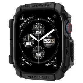   Spigen Rugged Armor Apple Watch 10/11 (42 mm) tok - matt fekete