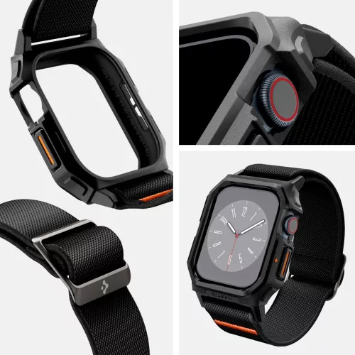 Spigen Lite Fit Pro Apple Watch 10/11 (42 mm) tok - matt fekete