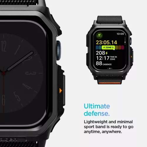 Spigen Lite Fit Pro Apple Watch 10/11 (42 mm) tok - matt fekete