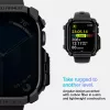 Spigen Rugged Armor Apple Watch 10/11 (46 mm) tok - matt fekete