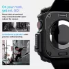 Spigen Rugged Armor Apple Watch 10/11 (46 mm) tok - matt fekete