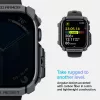 Spigen Rugged Armor Apple Watch 10/11 (46 mm) tok - sötétszürke