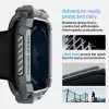 Spigen Rugged Armor Apple Watch 10/11 (46 mm) tok - sötétszürke