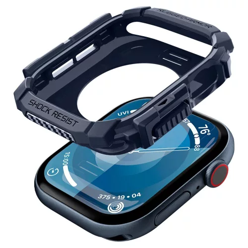 Spigen Rugged Armor Apple Watch 10/11 (46 mm) tok - sötétkék