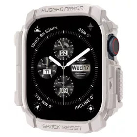   Spigen Rugged Armor Apple Watch 10/11 (46 mm) tok - homokbézs