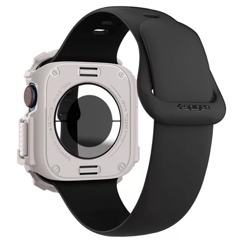 Spigen Rugged Armor Apple Watch 10/11 (46 mm) tok - homokbézs