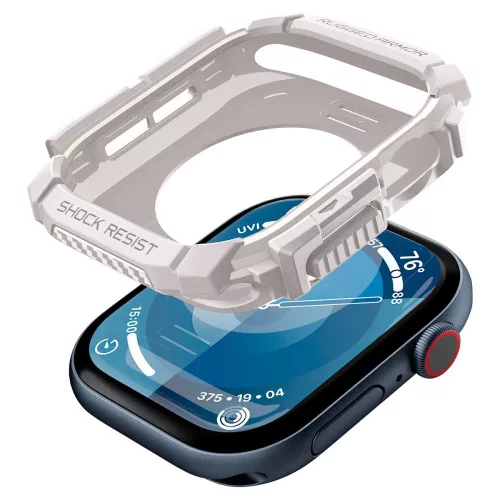 Spigen Rugged Armor Apple Watch 10/11 (46 mm) tok - homokbézs