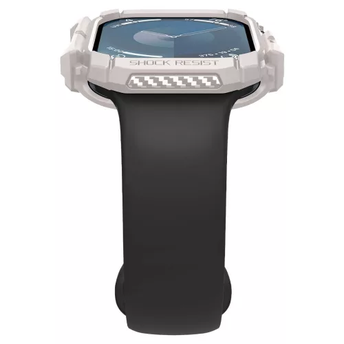 Spigen Rugged Armor Apple Watch 10/11 (46 mm) tok - homokbézs