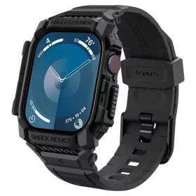   Spigen Rugged Armor Pro Apple Watch 10/11 (46 mm) tok - matt fekete