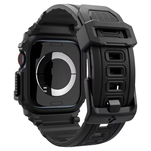 Spigen Rugged Armor Pro Apple Watch 10/11 (46 mm) tok - matt fekete
