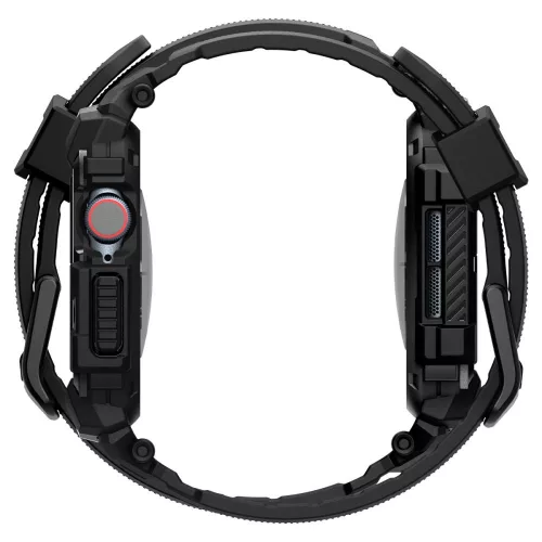 Spigen Rugged Armor Pro Apple Watch 10/11 (46 mm) tok - matt fekete