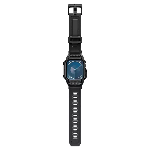Spigen Rugged Armor Pro Apple Watch 10/11 (46 mm) tok - matt fekete