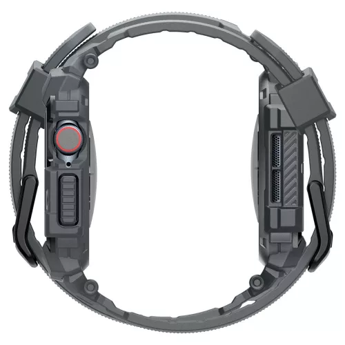 Spigen Rugged Armor Pro Apple Watch 10/11 (46 mm) tok - sötétszürke