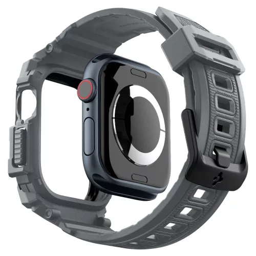 Spigen Rugged Armor Pro Apple Watch 10/11 (46 mm) tok - sötétszürke