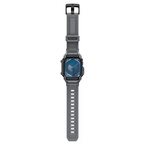 Spigen Rugged Armor Pro Apple Watch 10/11 (46 mm) tok - sötétszürke