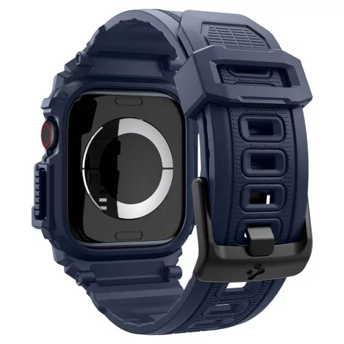 Spigen Rugged Armor Pro Apple Watch 10/11 (46 mm) tok - sötétkék
