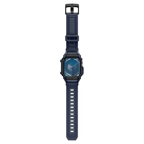 Spigen Rugged Armor Pro Apple Watch 10/11 (46 mm) tok - sötétkék