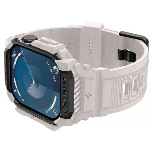 Spigen Rugged Armor Pro Apple Watch 10/11 (46 mm) tok - homokbézs