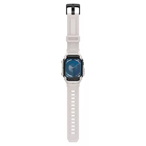 Spigen Rugged Armor Pro Apple Watch 10/11 (46 mm) tok - homokbézs