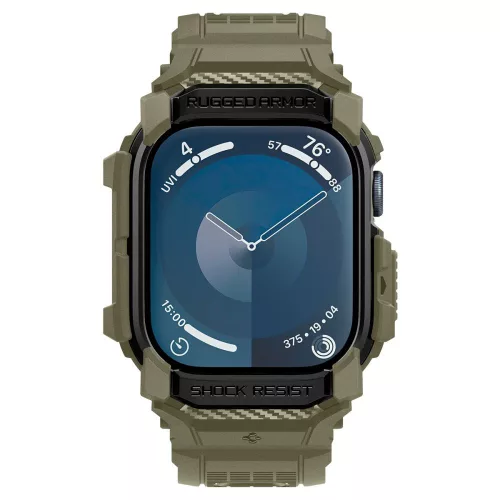 Spigen Rugged Armor Pro Apple Watch 10/11 (46 mm) tok - vintage khaki