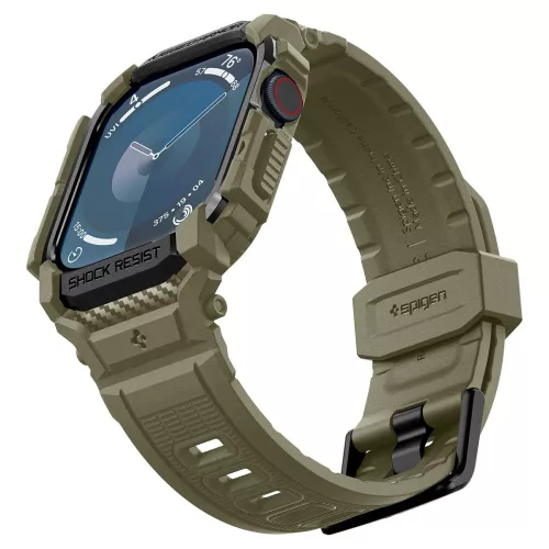 Spigen Rugged Armor Pro Apple Watch 10/11 (46 mm) tok - vintage khaki