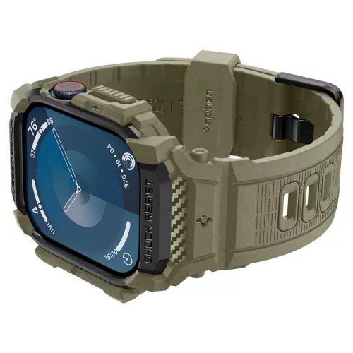 Spigen Rugged Armor Pro Apple Watch 10/11 (46 mm) tok - vintage khaki