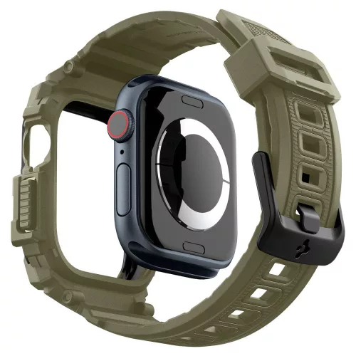 Spigen Rugged Armor Pro Apple Watch 10/11 (46 mm) tok - vintage khaki