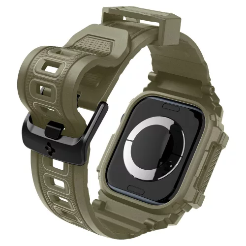 Spigen Rugged Armor Pro Apple Watch 10/11 (46 mm) tok - vintage khaki