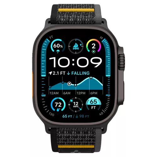 Spigen Athlex Air Apple Watch 8/9/10/11/SE/Ultra (44/45/46/49 mm) szíj - aktív kék